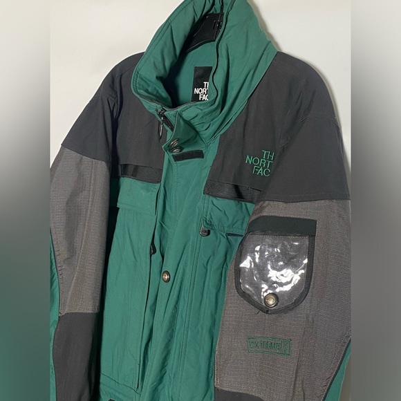 Vintage Men’s L North Face Extreme Green Jacket - Picture 2 of 11